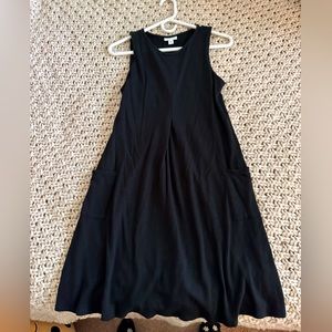 Casual black J.Jill dress back (with pockets)